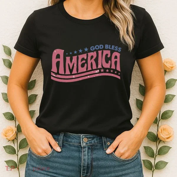 God Bless America Independence Day Women's T-Shirt