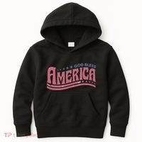 God Bless America Independence Day Kids Hoodie thumb 0
