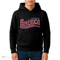 God Bless America Independence Day Kids Hoodie thumb 4