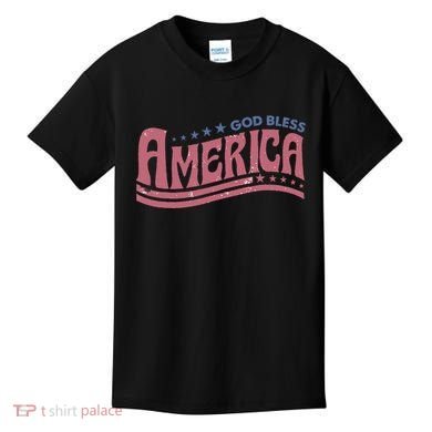God Bless America Independence Day Kids T-Shirt