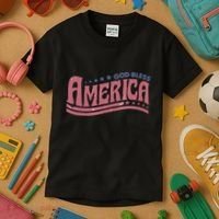 God Bless America Independence Day Kids T-Shirt thumb 3