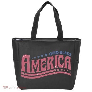 God Bless America Independence Day Tote Bag