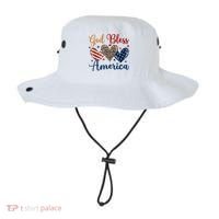 God Bless America Patriotic 4th Of July American Christians Bucket Hat thumb 0