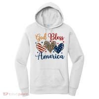 God Bless America Patriotic 4th Of July American Christians Women's Hoodie thumb 0