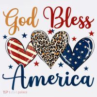 God Bless America Patriotic 4th Of July American Christians Women's Tank Top thumb 5