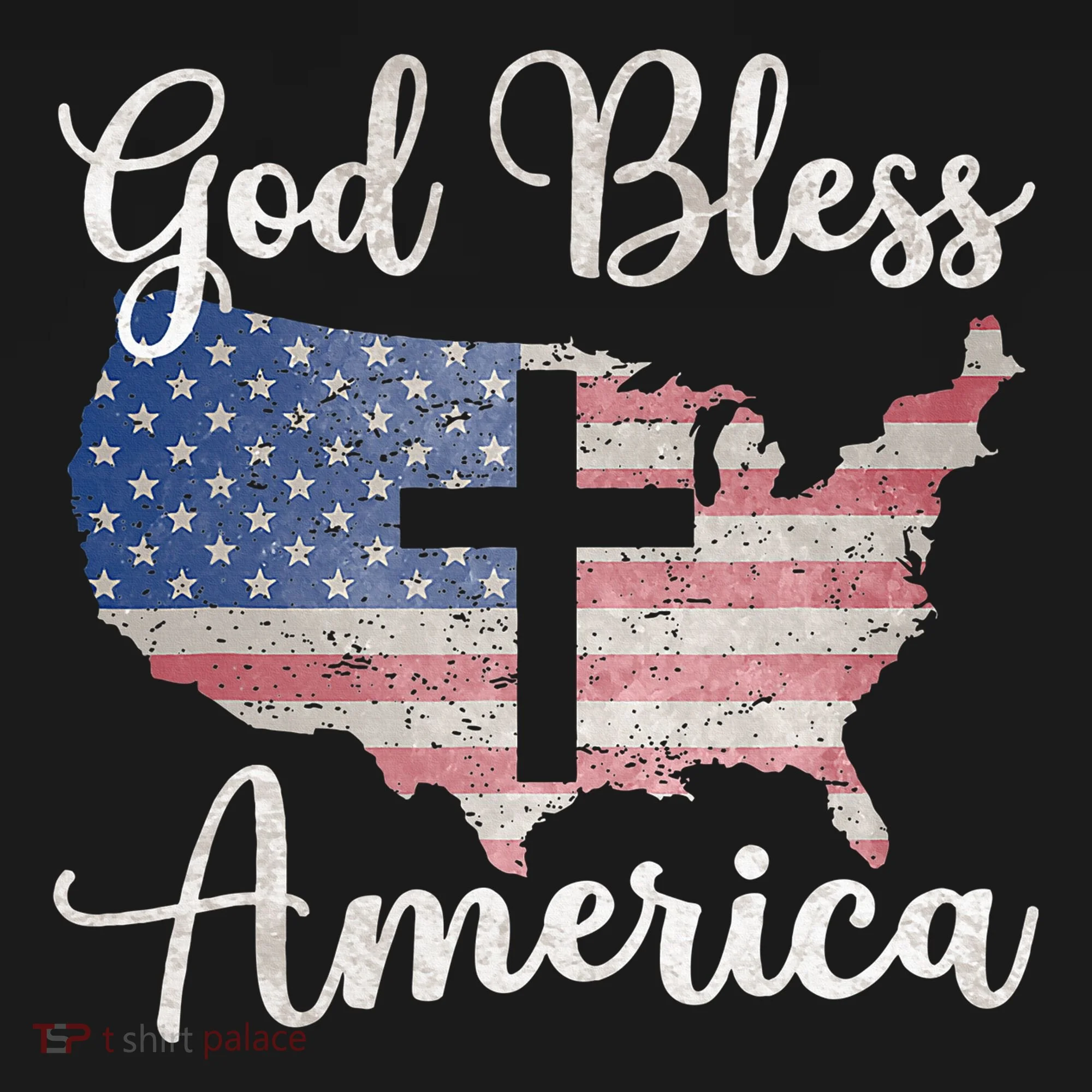 God Bless America Doggie Tank