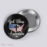 God Bless America Button thumb 0