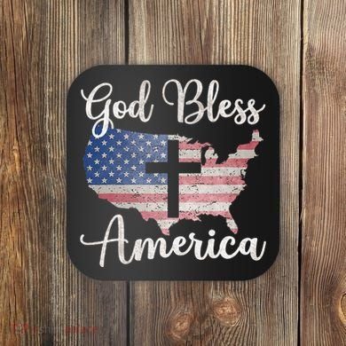 God Bless America Coaster
