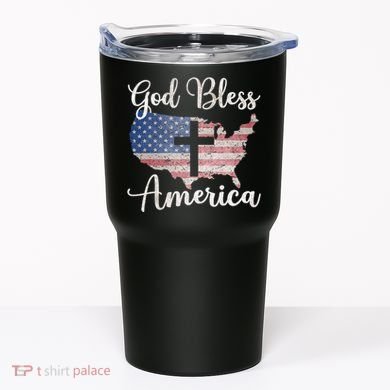God Bless America Tumbler