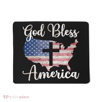 God Bless America Mousepad