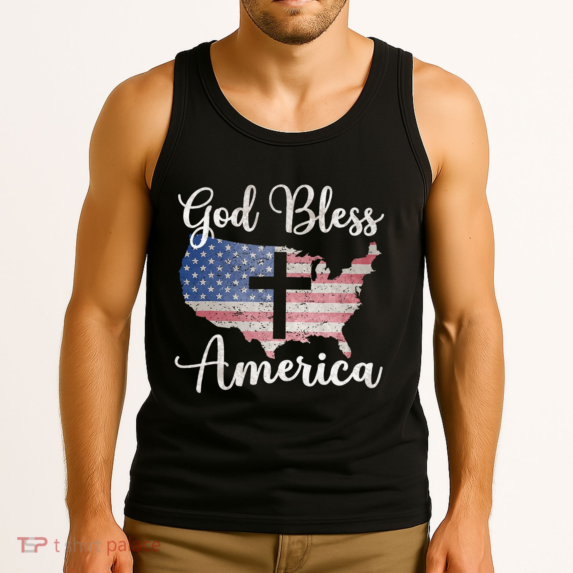 God Bless America Tank Top