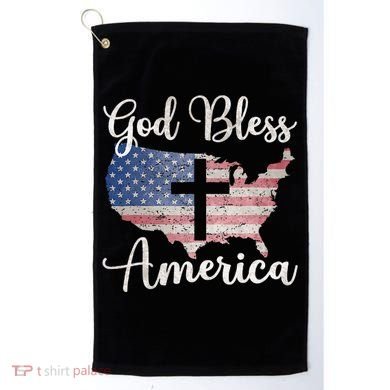 God Bless America Golf Towel