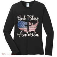 God Bless America Women's Long Sleeve Shirt thumb 0