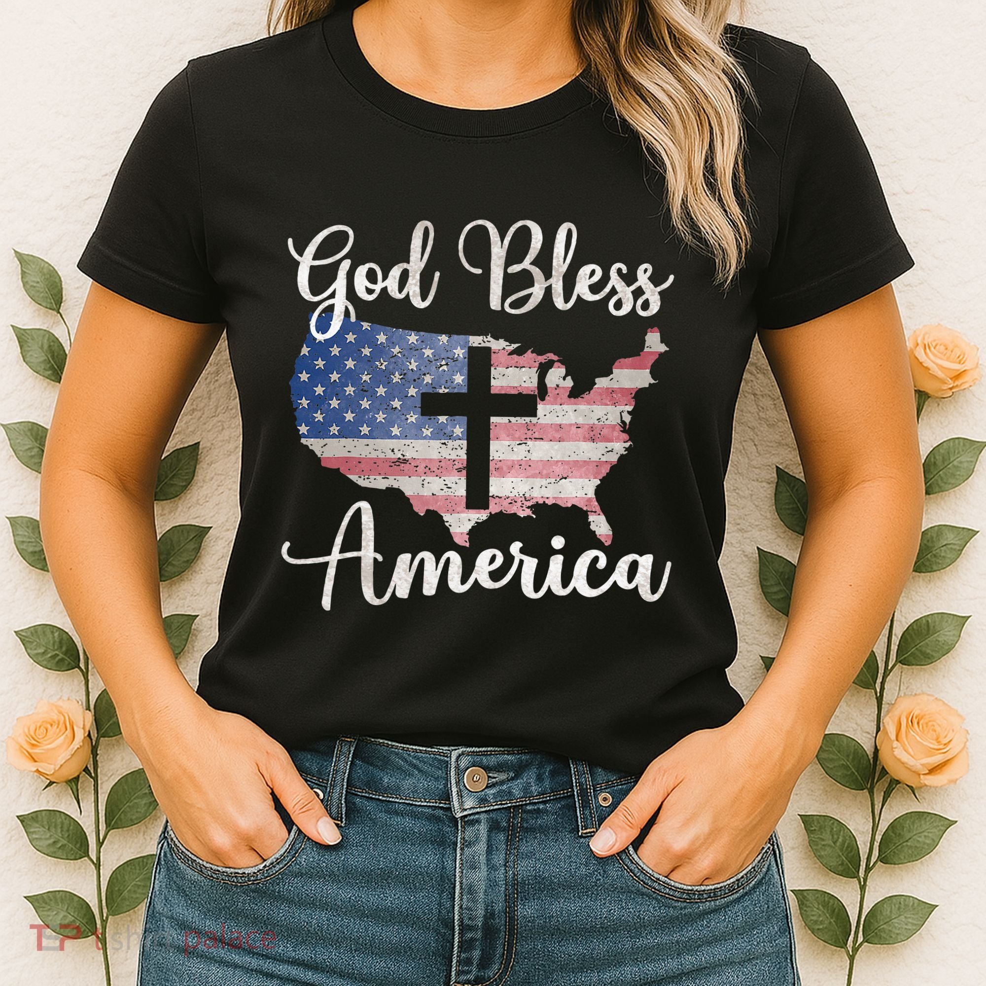 God Bless America Women's T-Shirt