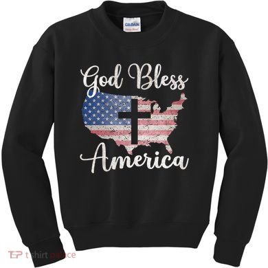 God Bless America Kids Sweatshirt
