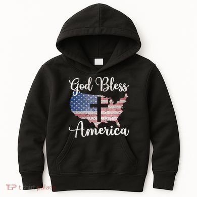 God Bless America Kids Hoodie