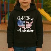God Bless America Kids Hoodie thumb 3