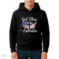 God Bless America Kids Hoodie thumb 4