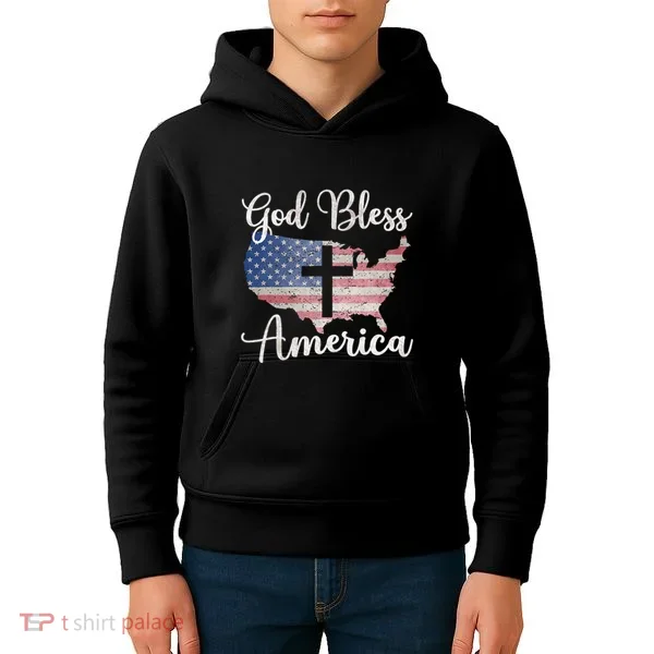 God Bless America Kids Hoodie
