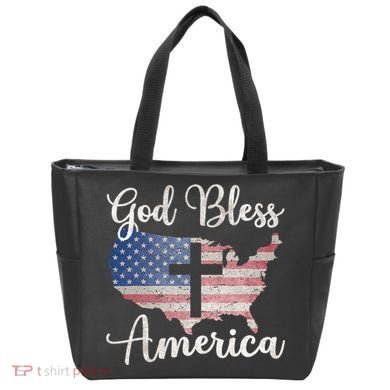 God Bless America Tote Bag