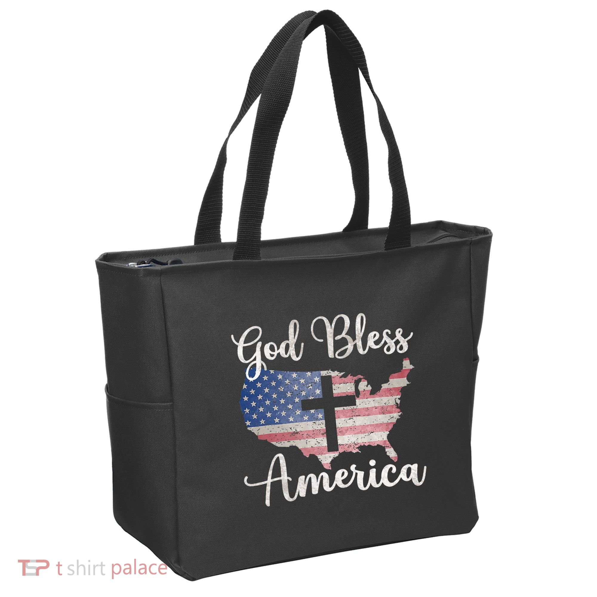 God Bless America Tote Bag