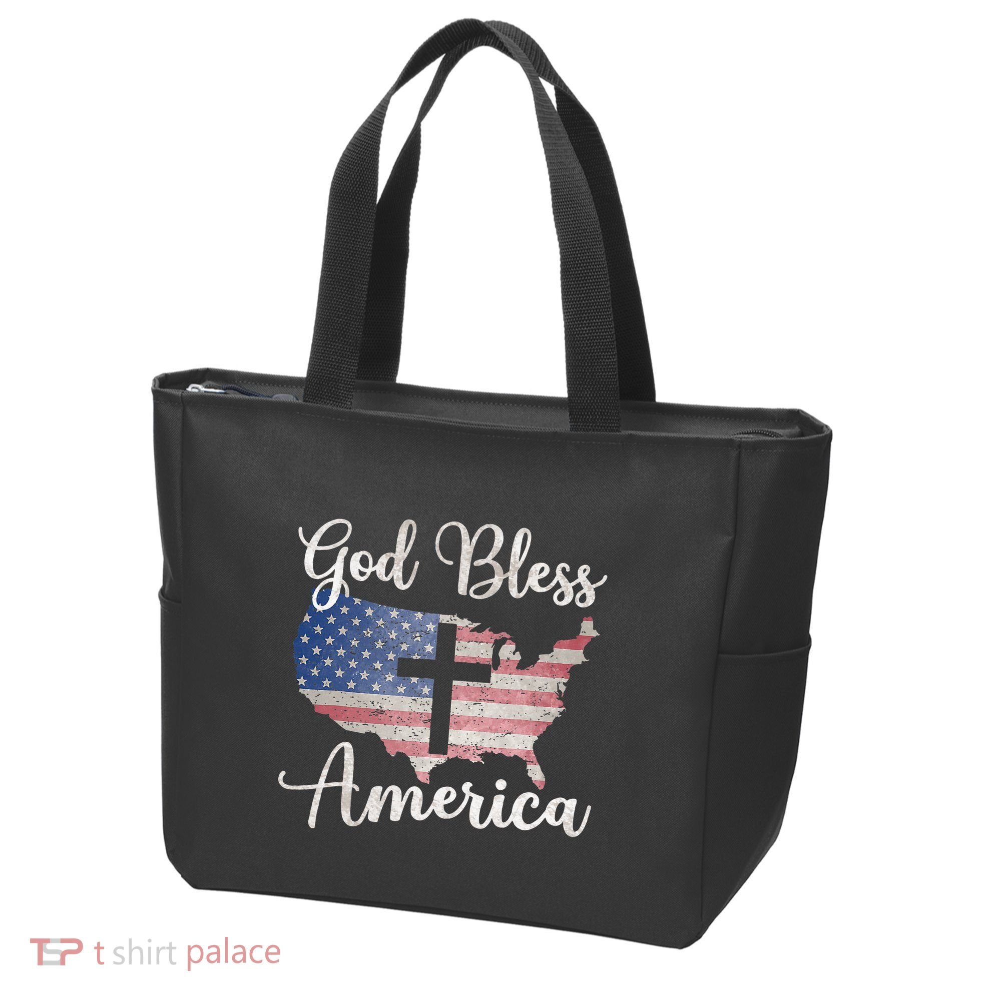 God Bless America Tote Bag