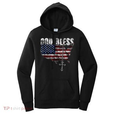 God Bless America Women's Hoodie