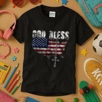 God Bless America Kids T-Shirt thumb 3