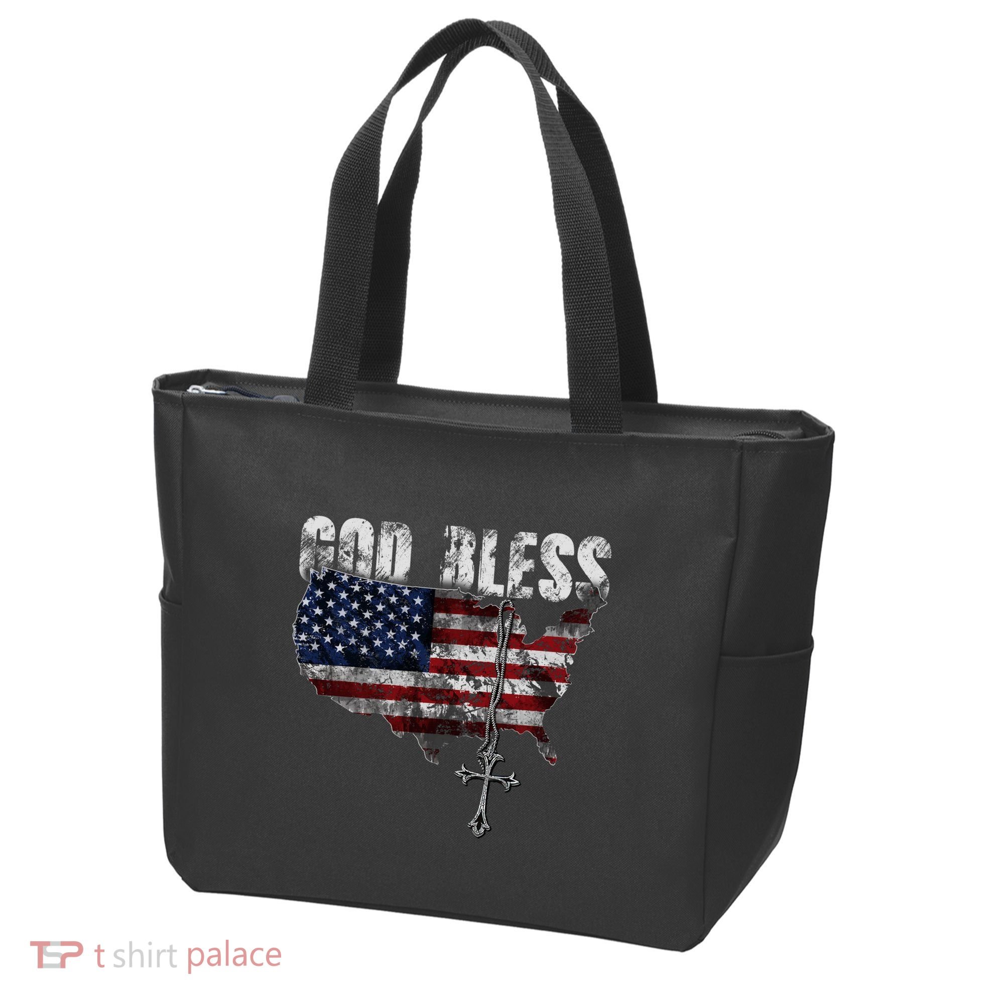 God Bless America Tote Bag