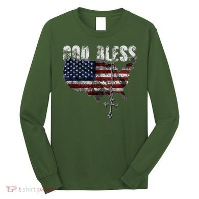 God Bless America Long Sleeve Shirt