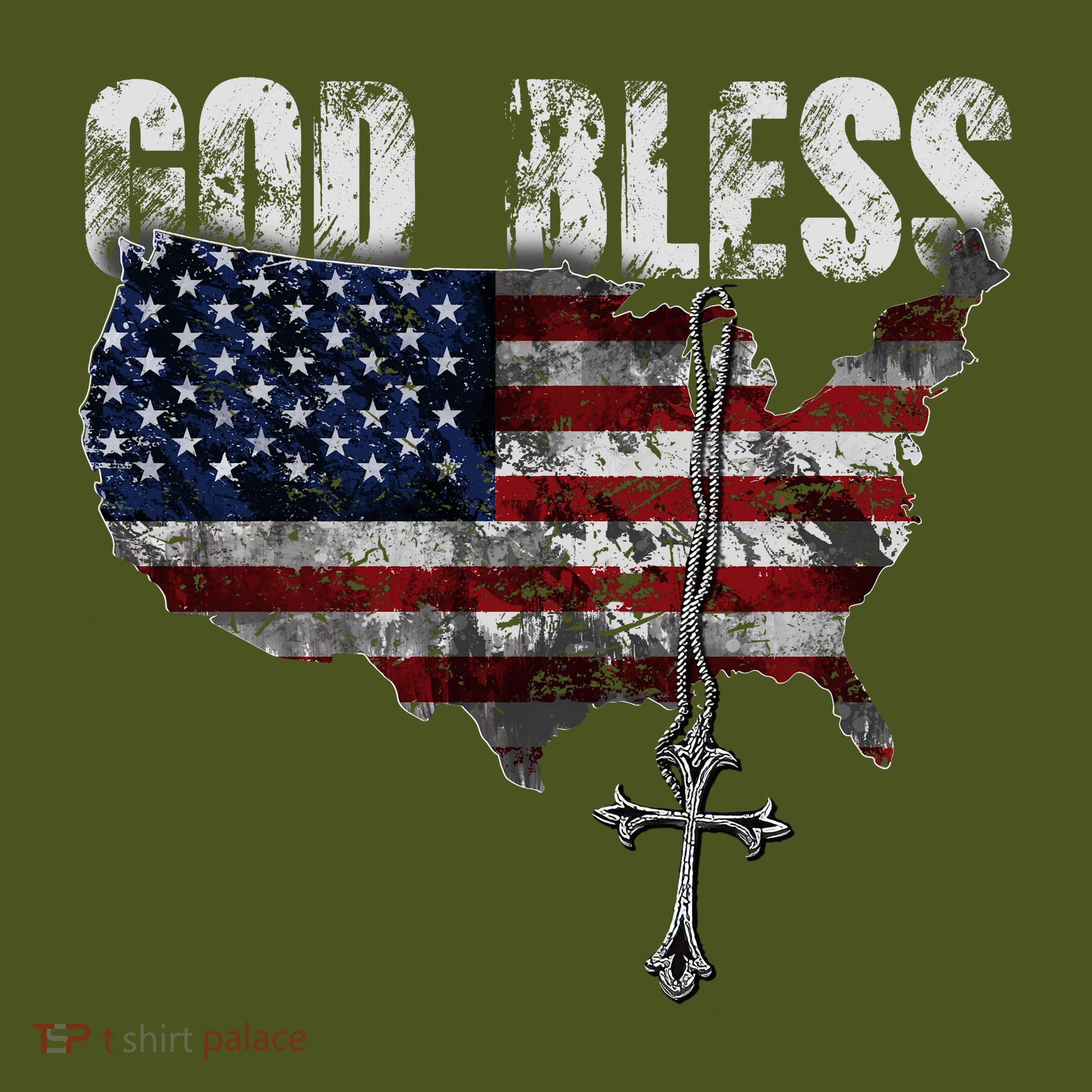 God Bless America Long Sleeve Shirt