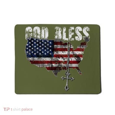 God Bless America Mousepad