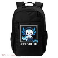 Gamesolotl Blue Axolotl Gaming Video Game Backpack thumb 0
