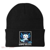 Gamesolotl Blue Axolotl Gaming Video Game Beanie thumb 0