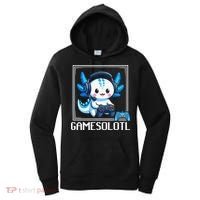 Gamesolotl Blue Axolotl Gaming Video Game Women's Hoodie thumb 0