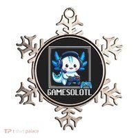 Gamesolotl Blue Axolotl Gaming Video Game Ornament thumb 0