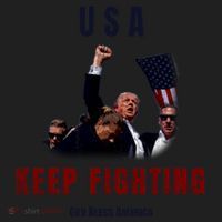 God Bless America “Keep Fighting” Women's Sweatshirt thumb 2