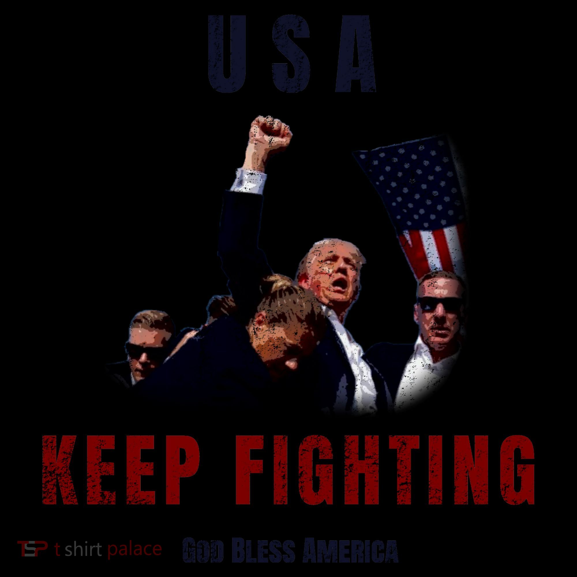 God Bless America “Keep Fighting” Backpack