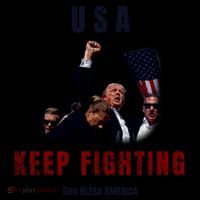 God Bless America “Keep Fighting” Coaster thumb 2