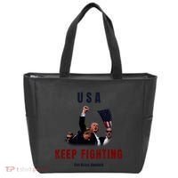 God Bless America “Keep Fighting” Tote Bag thumb 0