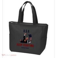 God Bless America “Keep Fighting” Tote Bag thumb 3