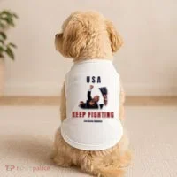 God Bless America “Keep Fighting” Doggie Tank thumb 2