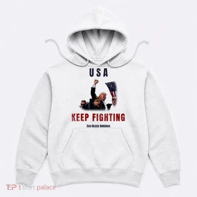 God Bless America “Keep Fighting” Hoodie