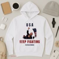God Bless America “Keep Fighting” Hoodie thumb 3