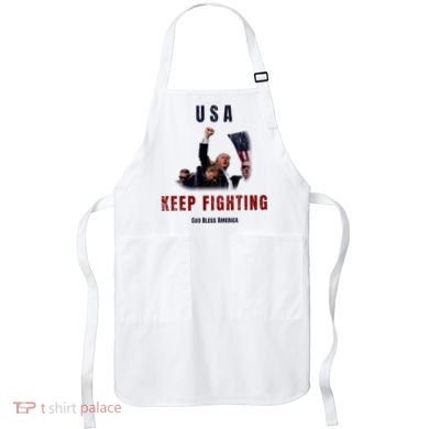 God Bless America “Keep Fighting” Apron