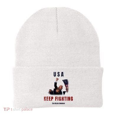 God Bless America “Keep Fighting” Beanie