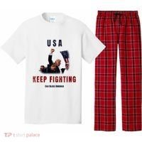 God Bless America “Keep Fighting” Pajama Set thumb 0