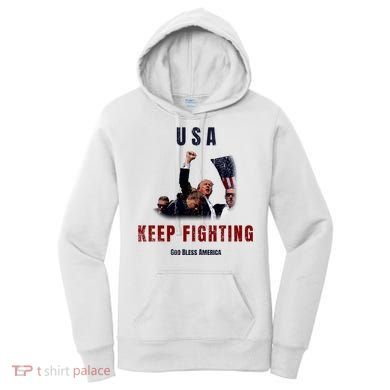 God Bless America “Keep Fighting” Women's Hoodie
