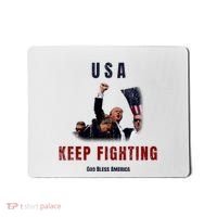 God Bless America “Keep Fighting” Mousepad thumb 0