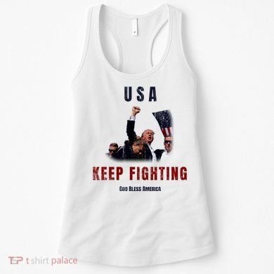God Bless America “Keep Fighting” Women's Tank Top